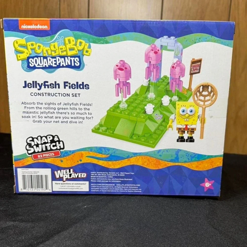 SpongeBob SquarePants‎ Jellyfish Fields Construction Brick Set NEW